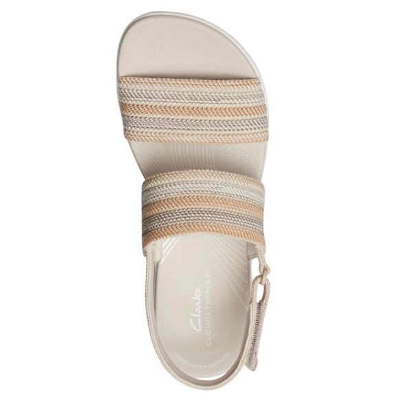 Clarks Women's Arla Stroll Slip On Slingback Sandals Beige Size 5 - Picture 4 of 5